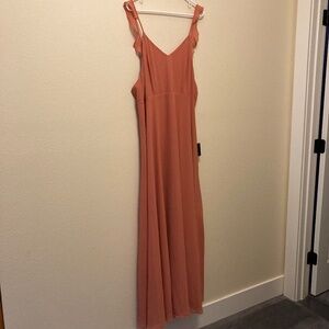 NWT Lulu's Maxi dress, Salmon, Size XL